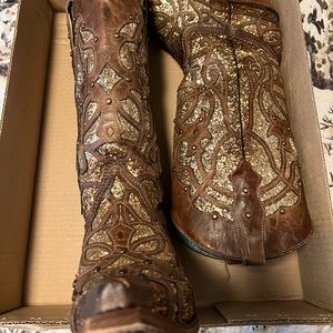 Corral glitter inlay boots